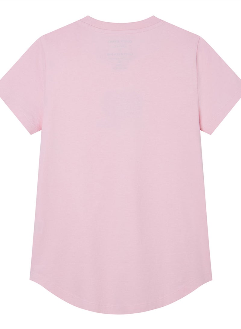 GIORDANO Women’s Regular Fit Cotton Crew Neck Printed Tee - Image 2